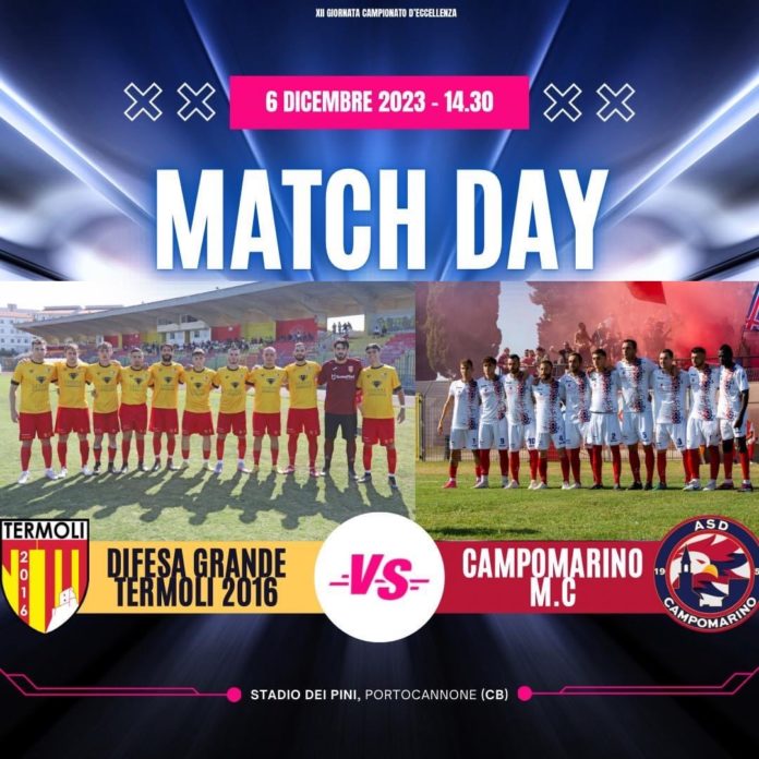 Calcio regionale, mercoledì ricco, domani quattro recuperi di campionato e l’andata della semifinale di coppa Italia tra Venafro e Guglionesi