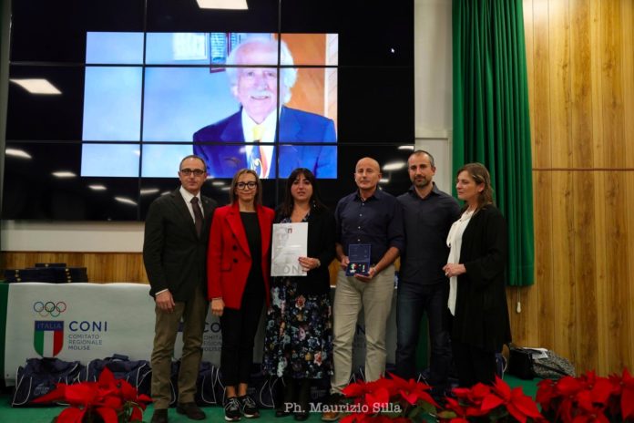 Ginnastica, le onorificenze 2023 assegnate dal Coni Molise