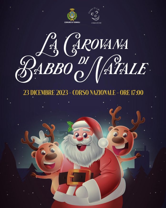 A Termoli arriva la carovana di Babbo Natale