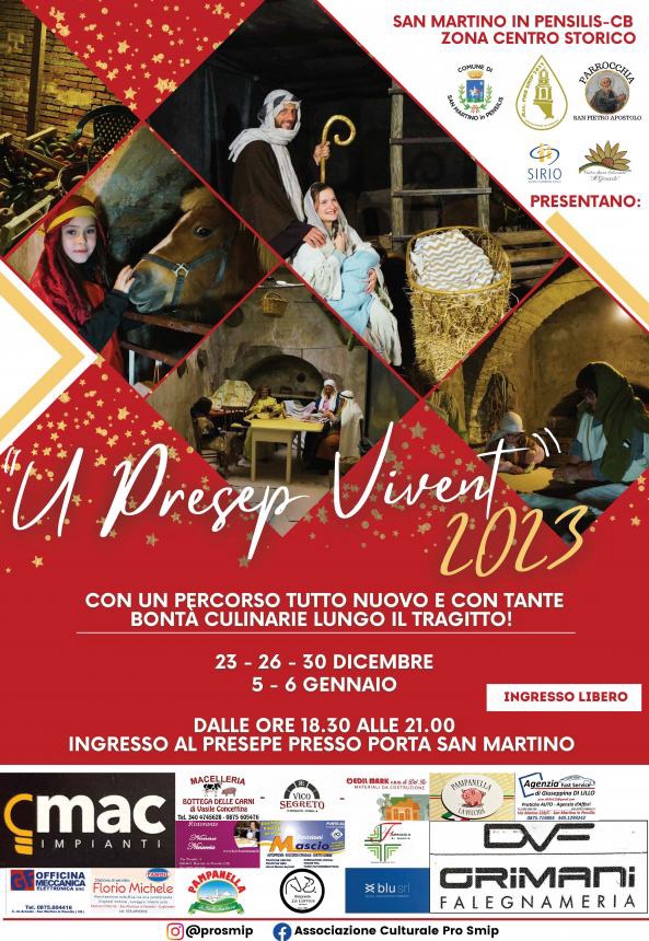 Terza edizione del Presepe Vivente nel centro storico di San Martino in Pensilis