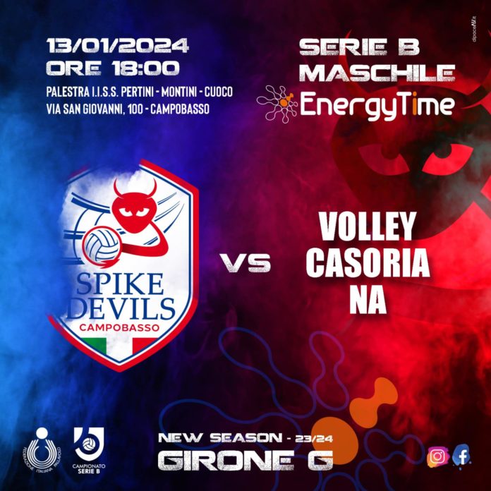 Volley, EnergyTime Spike Devils, riparte il campionato. I campobassani ospitano il Casoria per la prima del 2024