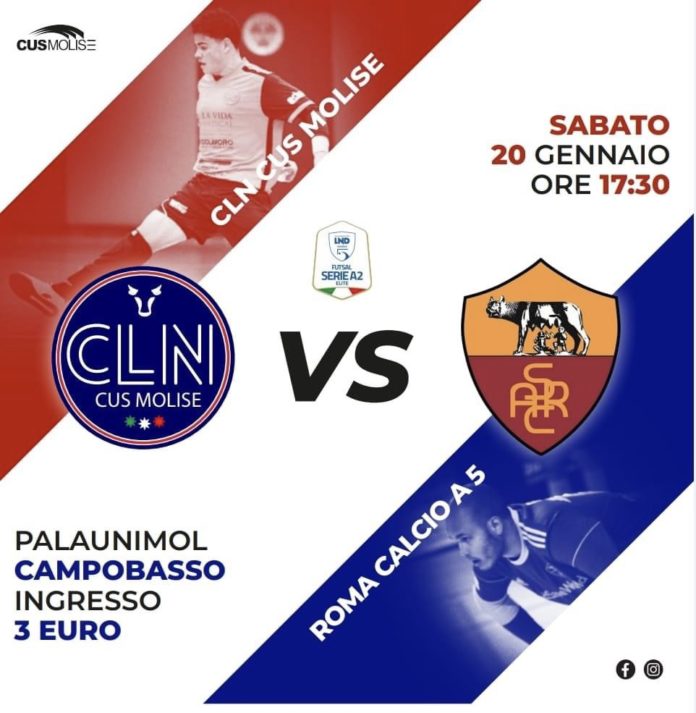 Calcio a 5, nuovo week end dal torneo di A1 sino allo Sporting Cb. Il Cus Molise attende la Roma