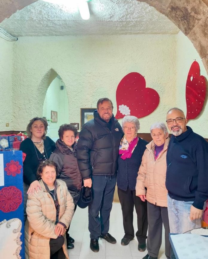 Isernia, Christian De Sica in visita al “borgo del Merletto”