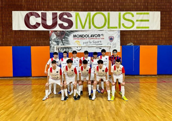 Calcio a 5, Cln Cus Molise, per l’under 19 il nuovo anno parte con un ko. Il Marcianise passa al Palaunimol