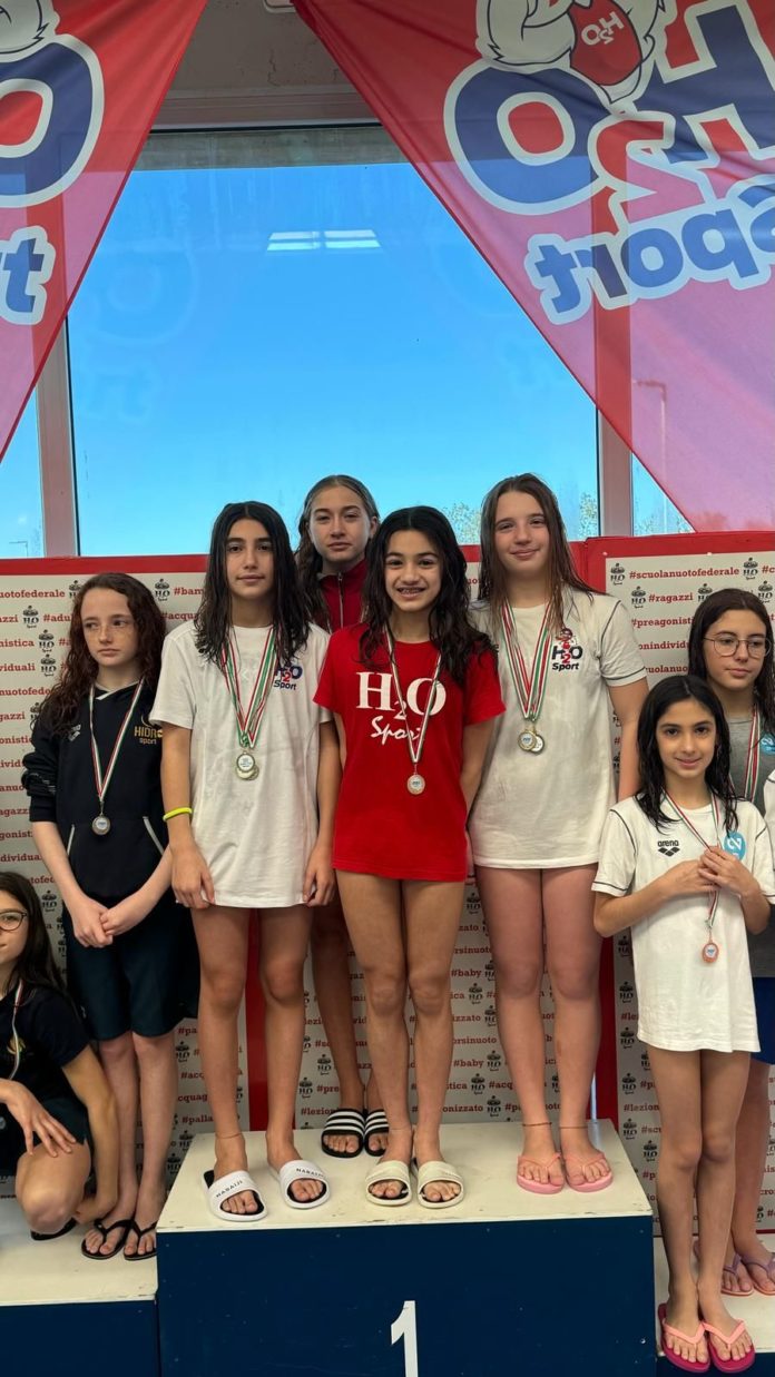 Nuoto, H2O Sport, un bottino di 26 medaglie nella terza tappa della Molise Winter Tour a Vasto