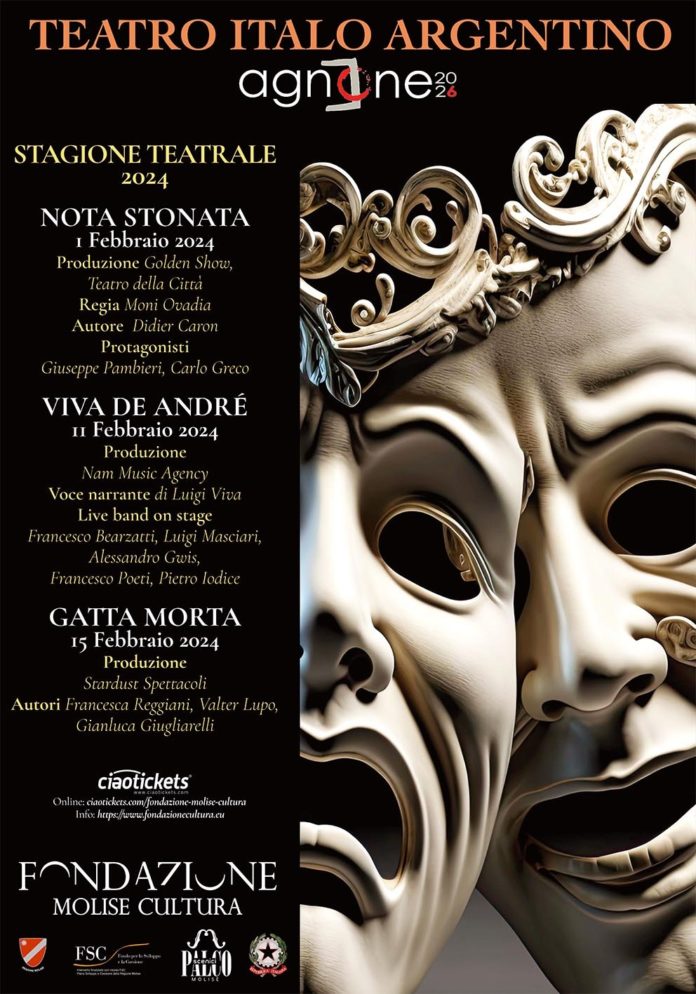 Stagione teatrale del Teatro Italo Argentino di Agnone: da lunedì al via le prevendite teatro italo argentino agnone