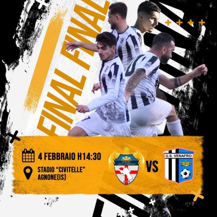 Calcio regionale, domenica la finalissima di coppa Italia ad Agnone, tra Venafro e Aurora Alto Casertano