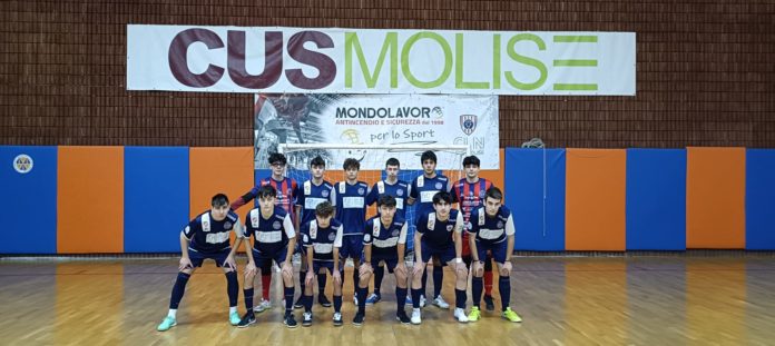 Calcio a 5, Cln Cus Molise, per l’under 19 nulla da fare contro la Junior Domitia
