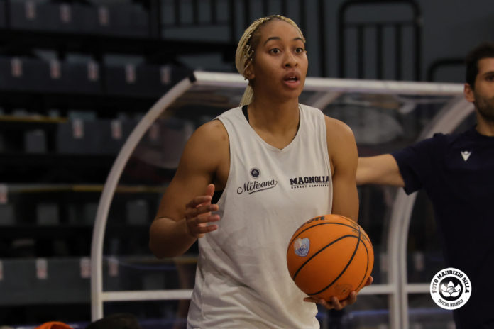 Basket, A1, la Molisana Magnolia, spunti positivi e sorrisi nello scrimmage dell’Arena contro Roma