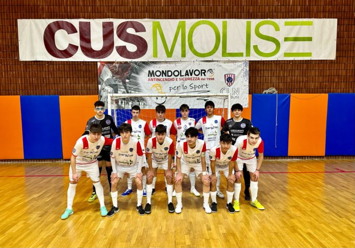Calcio a 5, under 19, convincente affermazione per il Cus Molise contro il Sulmona