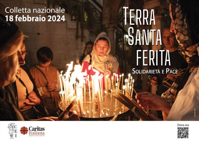 Domenica 18 febbraio colletta nazionale in tutte le chiese per aiutare le popolazioni colpite dal conflitto in Terra Santa