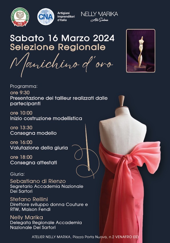 A Venafro la selezione regionale del concorso “Manichino d’oro 2024”