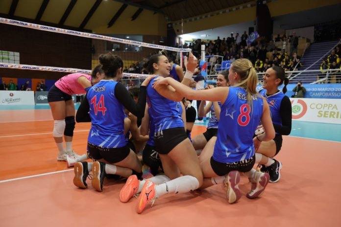 Volley, Final Four Coppa Italia, in B1 è festa per Castelfrano di Sotto. Le toscane non lasciano scampo a Concorezzo