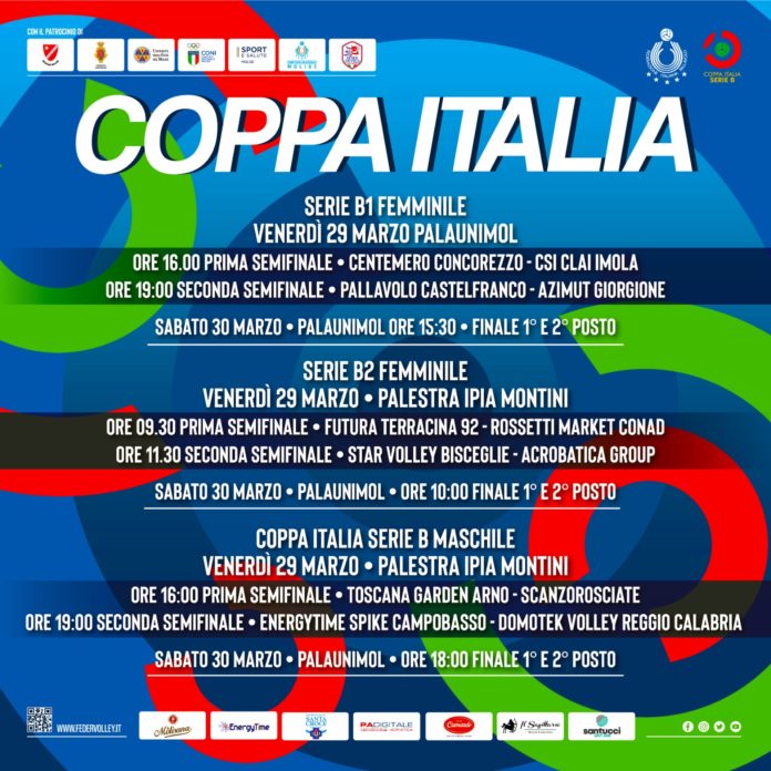 Volley, EnergyTime Spike Devils, palcoscenico sulla Coppa Italia. Oltre ai diavoletti altre sfide di tutto rilievo nel programma. Ingresso gratuito su tutti i match.