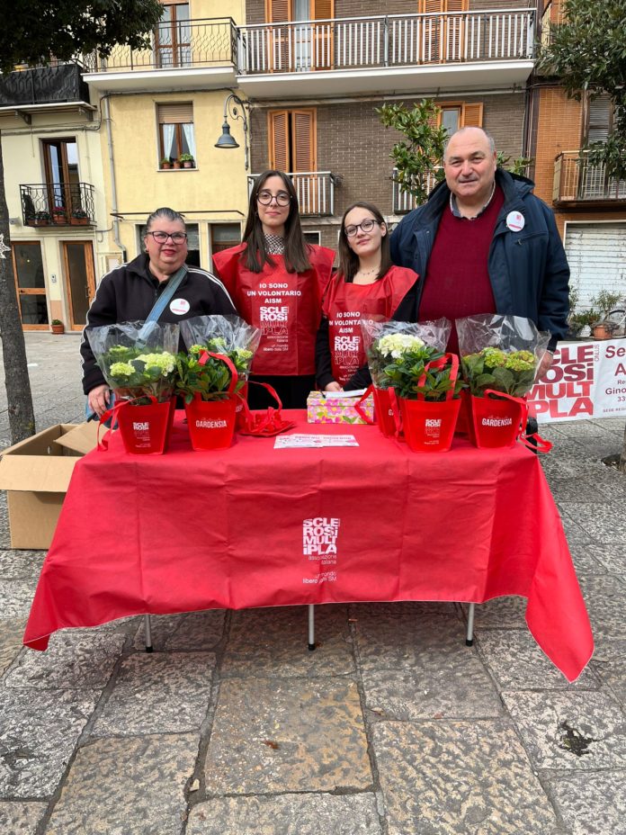 Torna la Mela di AISM nelle piazze del Molise. Gino Donatelli, Trivento: un futuro migliore con i progressi delle terapie