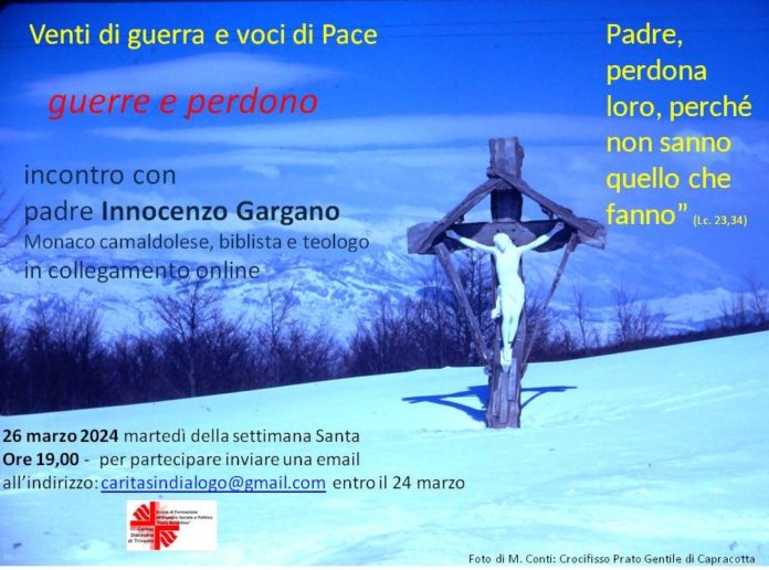 Venti di guerra e voci di pace, la Caritas diocesana di Trivento prepara l’incontro con padre Innocenzo Gargano