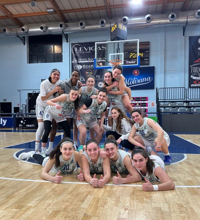 Basket, under 19, le Molisana Magnolia, exploit anche al ritorno contro Vigarano ed accesso alle fasi nazionali per le junior di coach Diotallevi