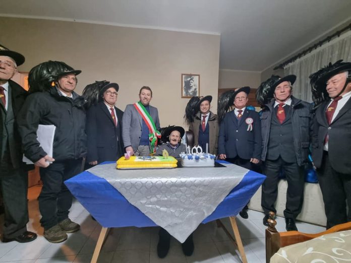 Una giornata di festa a Sesto Campano per celebrare i 100 anni di Quirino Letizia quirino letizia