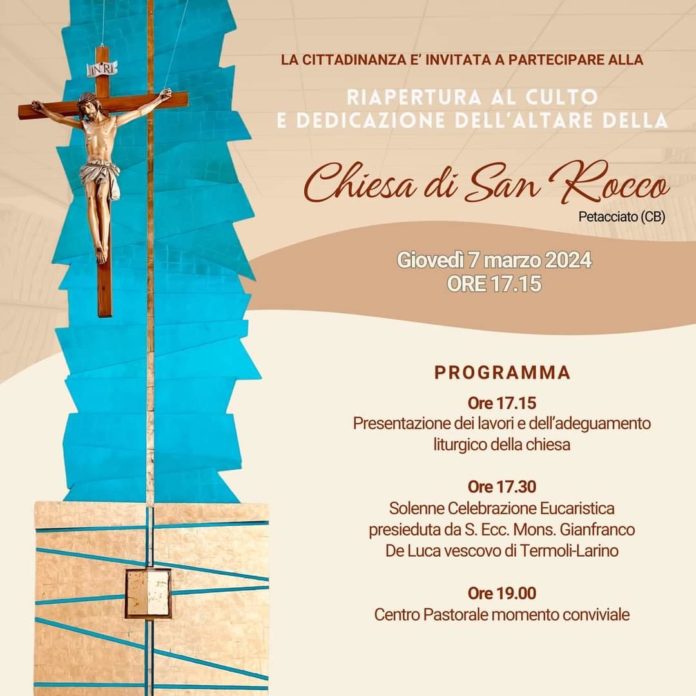 Riapre la chiesa di San Rocco a Petacciato