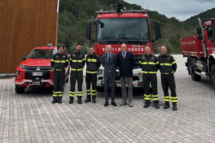Visita del nuovo questore di Isernia al Comando dei Vigili del fuoco questore isernia