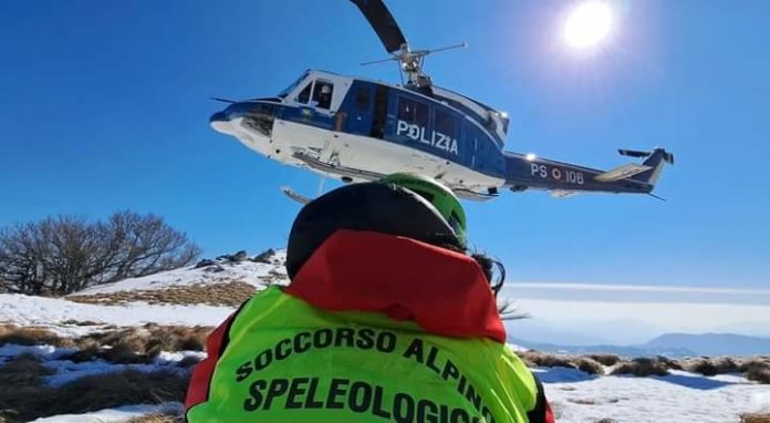 Simulazione di soccorso alpino a Capracotta