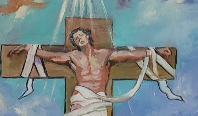 Il Gesù dipinto dall’artista Liliana Corfiati