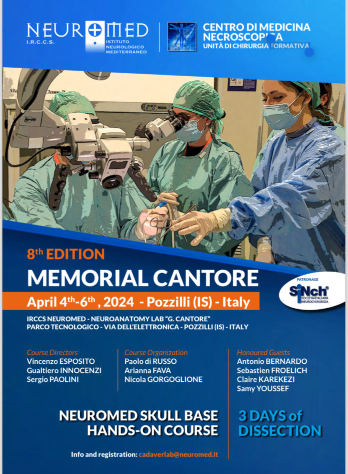 Neuromed, torna il Memorial Cantore