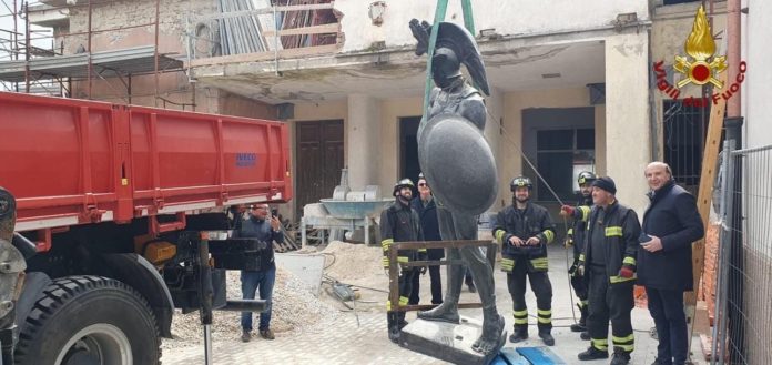 Pietrabbondante, restauro per il Guerriero Sannita