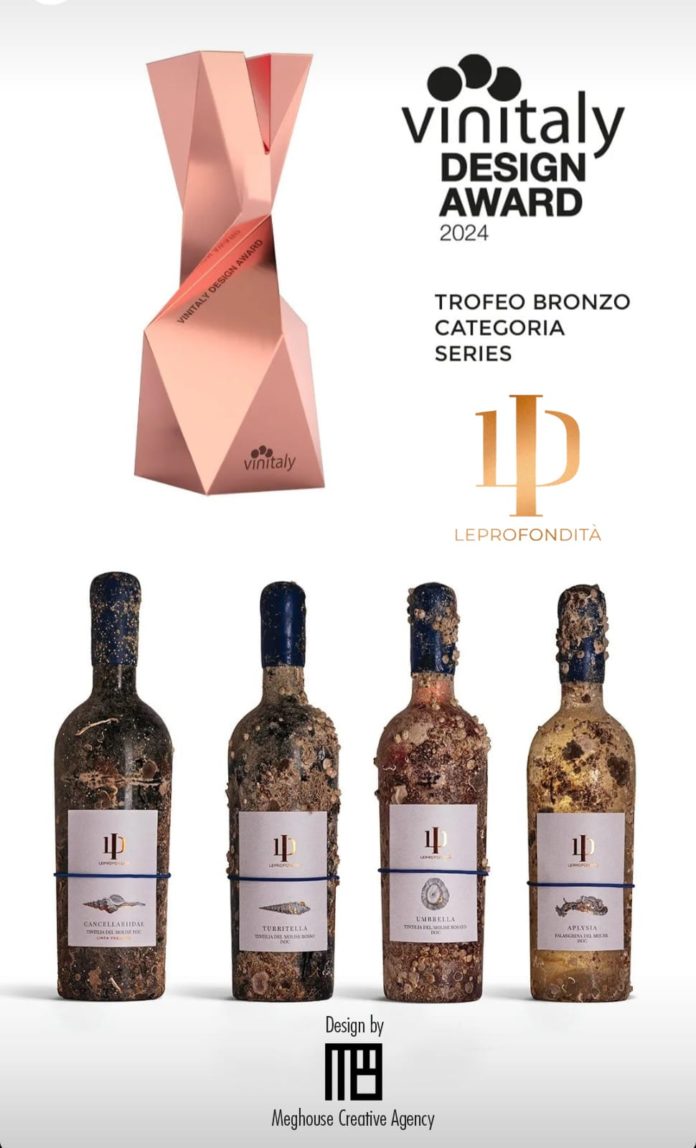 Vinitaly Design Award, numerosi premi per la cantina subacquea LeProfondità