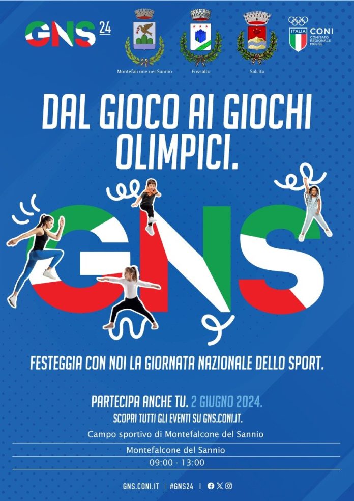 “Dal Gioco ai Giochi Olimpici”, Montefalcone nel Sannio, Fossalto e Salcito festeggiano la Giornata nazionale dello sport