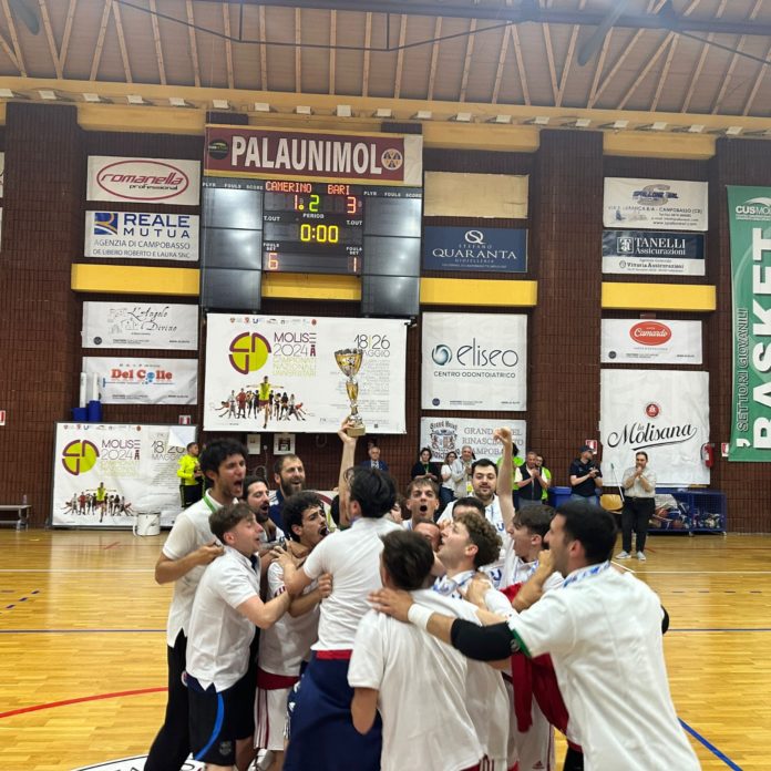 CNU 2024, nel futsal Cus Bari campione d’Italia. Camerino battuto al termine di una bellissima finale