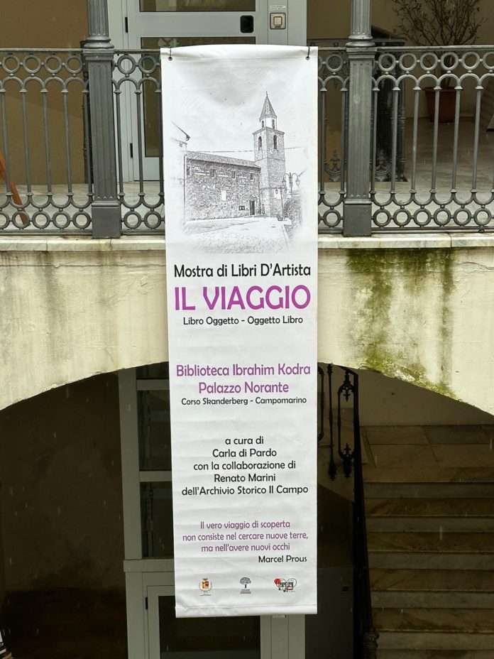 Il Viaggio: inaugurata la mostra dei libri d’artista a Palazzo Norante.