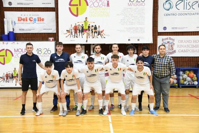Cnu 2024, Cus Molise, per il calcio a 5 esordio da applausi Pisa battuta nettamente