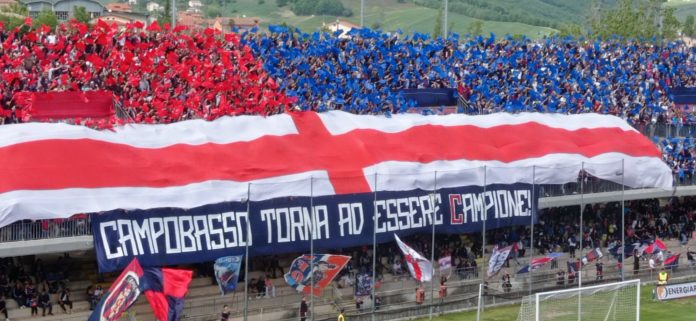 Calcio, Campobasso: la festa di fine campionato del tifo rossoblú