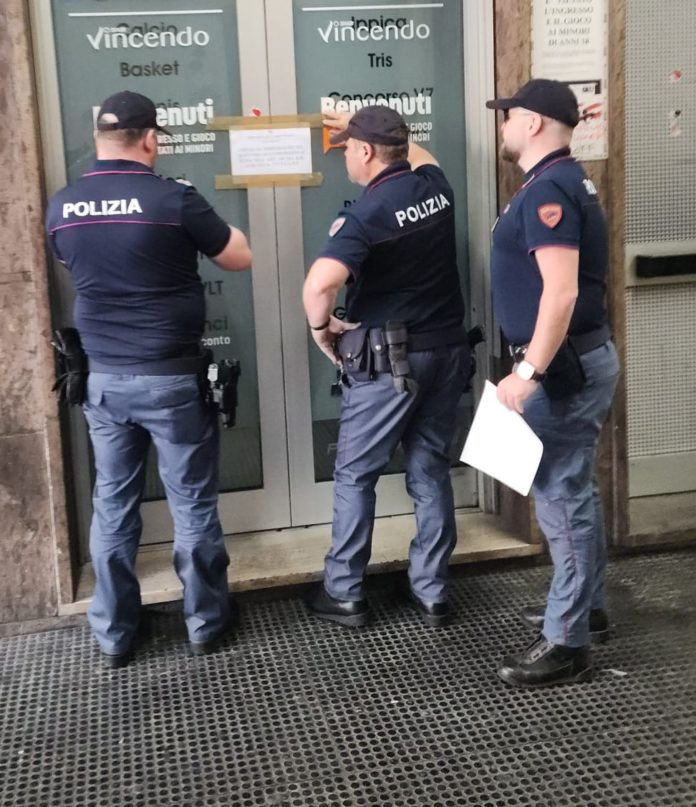 Risse e droga: il questore chiude sala scommesse per 15 giorni