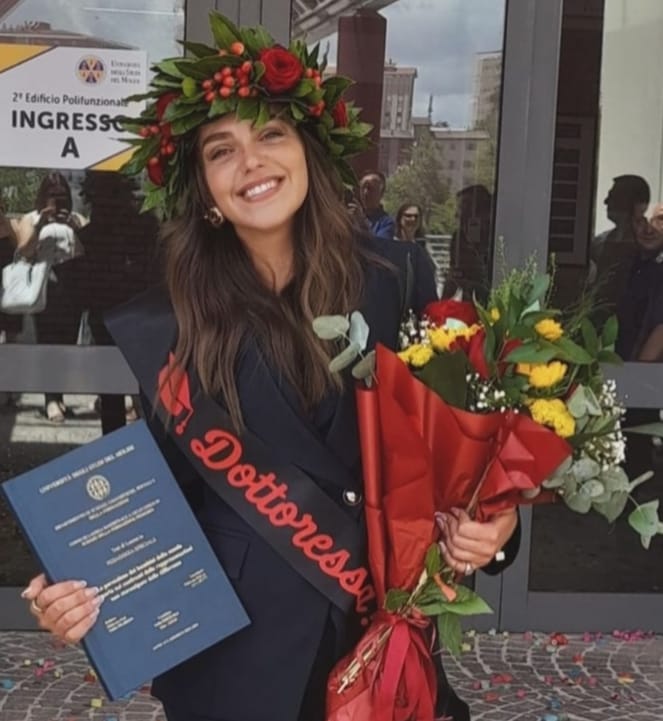 Confetti rossi con la lode per Sofia Griguoli, dottoressa in Scienze della Formazione Primaria