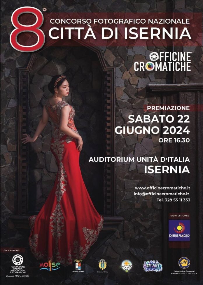 8° Concorso Fotografico Nazionale “Città di Isernia”. Ospitee premiazioni il fotoreporter Marco Gualazzini