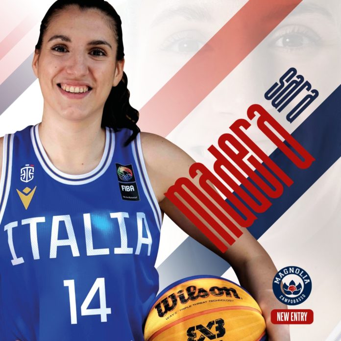 Basket, la Molisana Magnolia, tra le lunghe un rinforzo “Azzurro”: ingaggiata Sara Madera. Tra i punti di forza dell’Italbasket sia indoor che 3×3, l’ala-pivot livornese doveva arrivare in Molise già nella stagione 2019/20