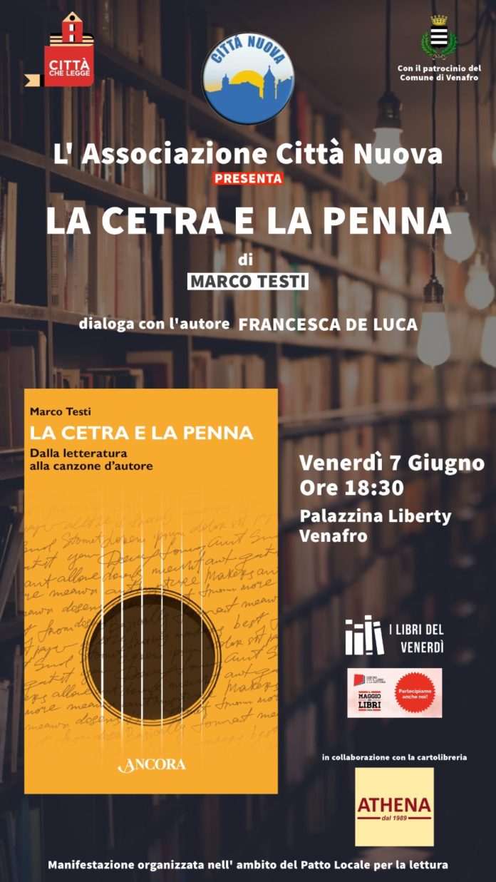 Per la rassegna “i Libri del venerdi”, ultimo appuntamento con Marco Testi