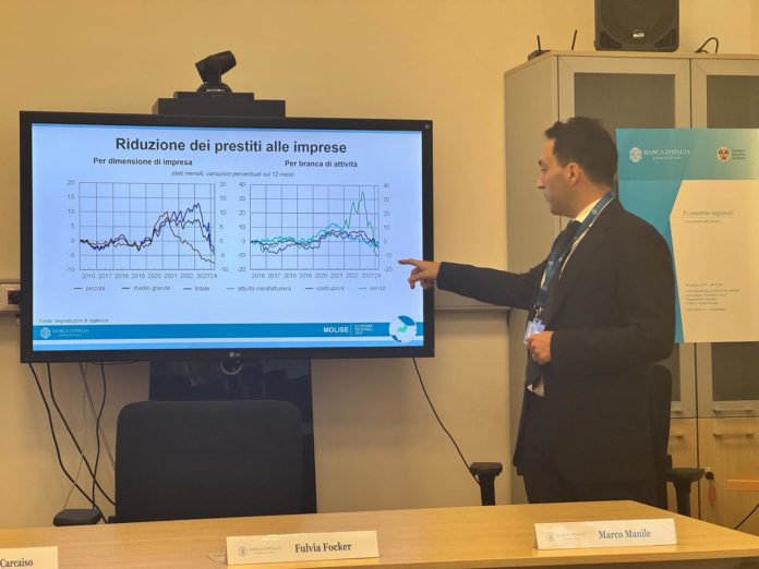 I dati della Banca d’Italia in Molise: nel 2023 crescita sensibilmente rallentata
