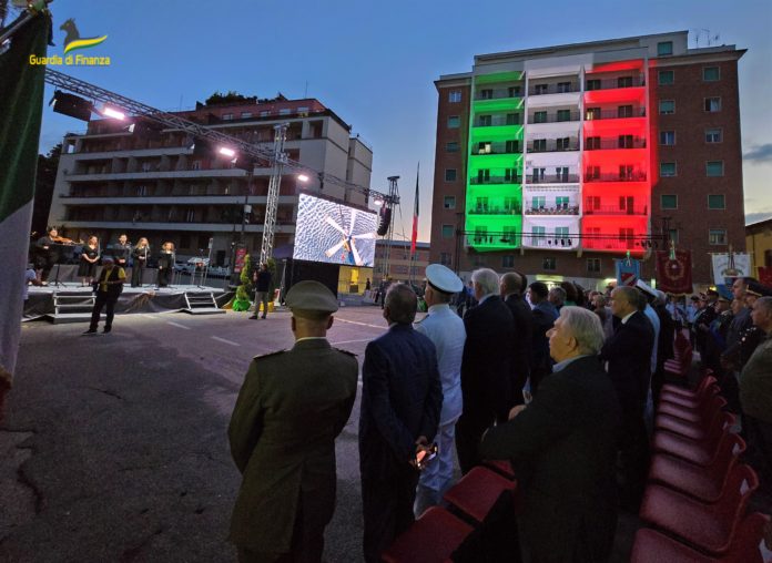 Campobasso, cerimonia del 250esimo anniversario della fondazione della Guardia di Finanza