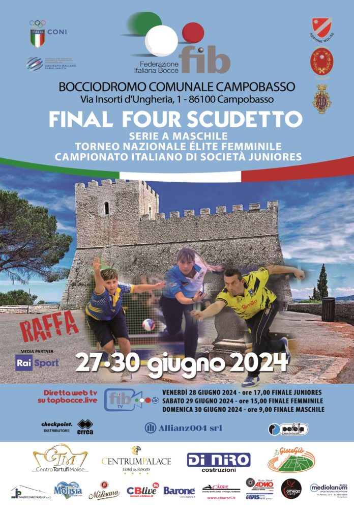 Bocce, domani conferenza stampa di presentazione delle final four Scudetto