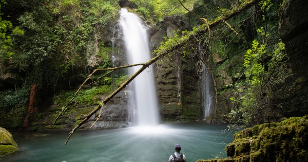 Momenti di paura alle cascate di Carpinone