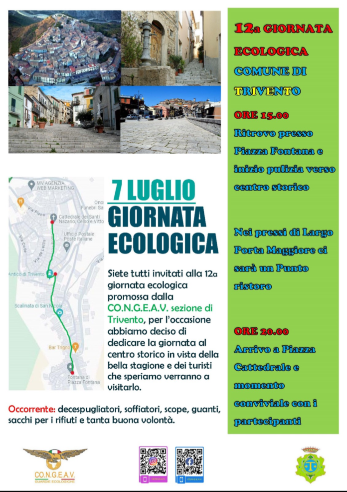 Dodicesima giornata ecologica promossa dalla Congeav di Trivento