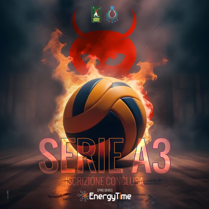 Volley, EnergyTime Spike Devils, ufficiale la presenza nel torneo di serie A3. Rossoblù nel novero del girone blu ad undici squadre. Le gare interne sul parquet del PalaVazzieri il sabato alle ore 18