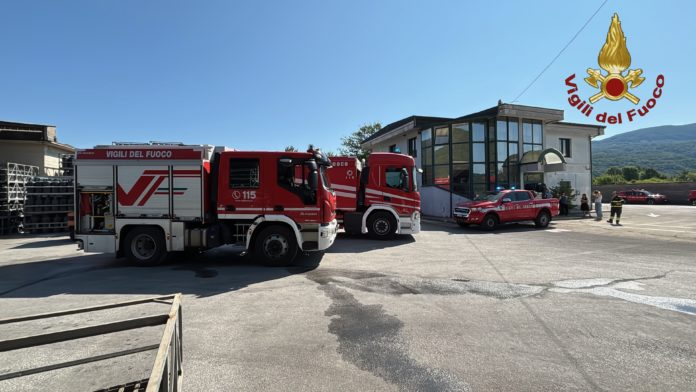Sessano, incendio in uno stabilimento di Gpl