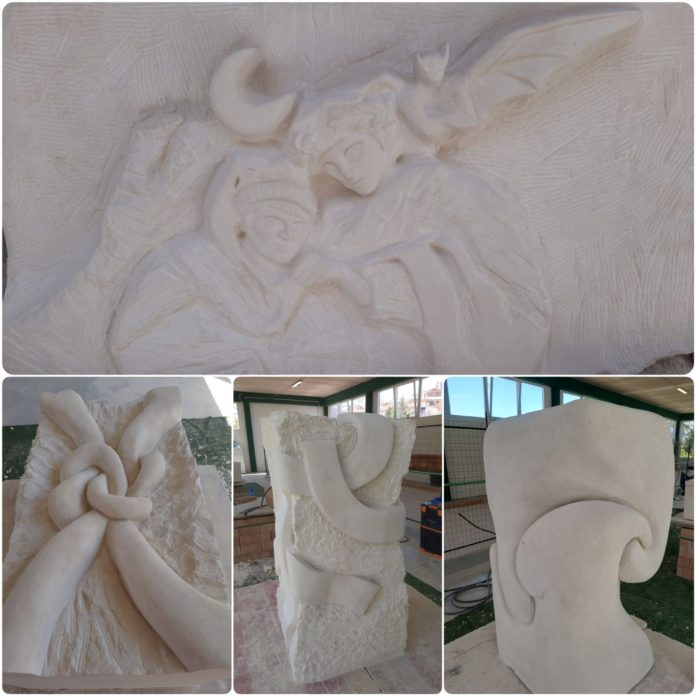 Simposio di scultura a Duronia con tema: l’emigrazione scolpita nella pietra