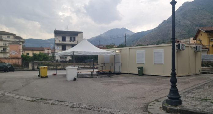 Venafro: ufficio postale temporaneo, il Comune installa un gazebo Gazebo venafro postale