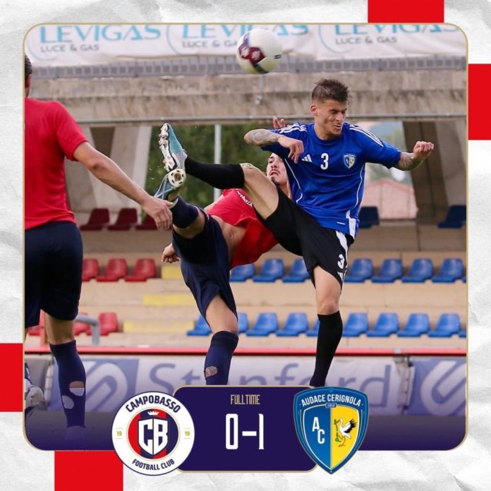 Calcio, Lega Pro, il Cerignola passa al Molinari per 1-0. Buona la prova del Campobasso
