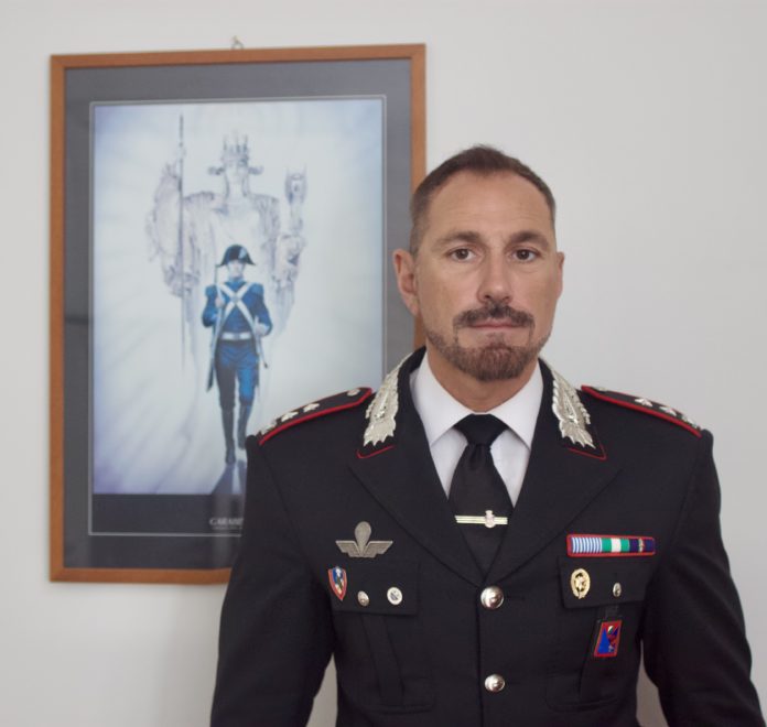 Isernia, Massimo Di Lena è il nuovo comandante del Reparto Operativo dei Carabinieri Massimo Di Lena